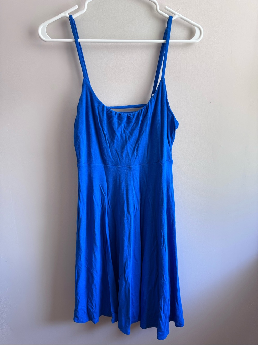 Forever 21 Cobalt Blue Spaghetti Strap Mini Dress
